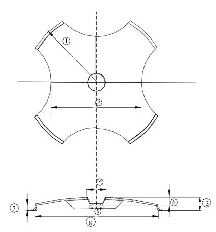 METAL DOME 8.4-SDLA-350 SS