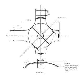 METAL DOME 8.5-SOLL-280 SS